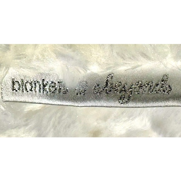 ☁️BLANKETS & BEYOND☁️CHRISTENING CROSS ROSETTE PLUSH BAPTISM SWADDLE BAG NWT - Picture 5 of 8